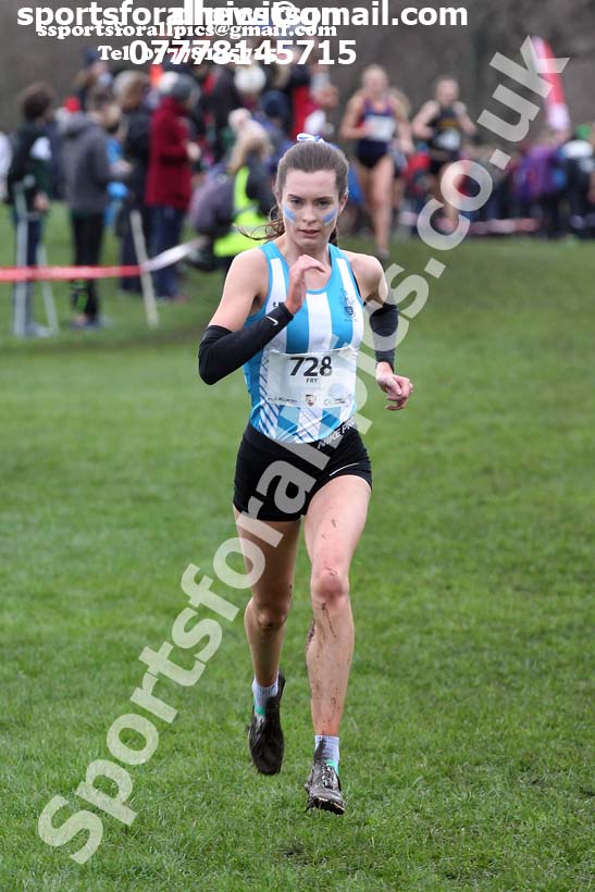 Womens long race  2020 BUCS Cross Country Champs., Edinburgh.  Photo: David T. Hewitson/Sports for All Pics
